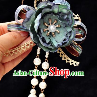 Chinese Ancient Princess Flower Hairpins Traditional Hanfu Palace Hair Accessories for Women