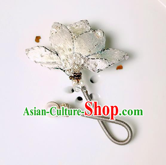 Chinese Traditional Jewelry Accessories Classical Embroidered Mangnolia Brooch for Women Chinese Traditional Jewelry Accessories Classical Embroidered Mangnolia Brooch for Women