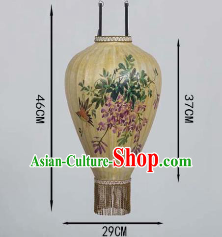 Chinese Traditional Handmade Lantern Painting Flowers Birds Palace Lanterns Chinese Traditional Handmade Lantern Painting Flowers Birds Palace Lanterns
