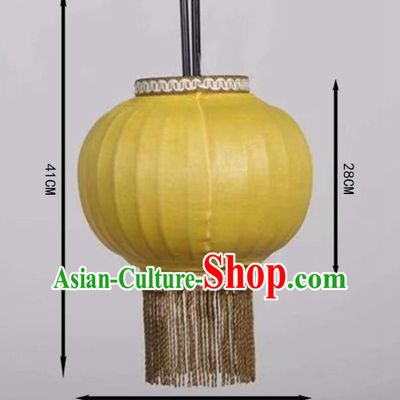 14 Inch Chinese Traditional Handmade Lantern Bamboo Weaving Palace Lanterns