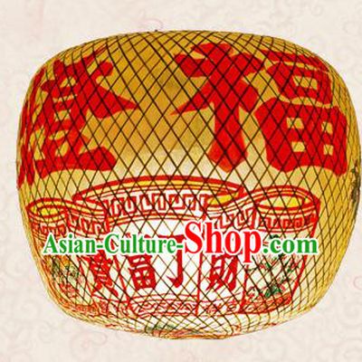 Chinese Traditional Bamboo Weaving Wealth Lantern Handmade Palace Lanterns