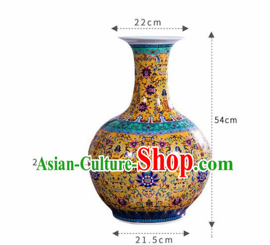 Chinese Jingdezhen Ceramic Craft Enamel Vase Handicraft Traditional Porcelain Vase Chinese Jingdezhen Ceramic Craft Enamel Vase Handicraft Traditional Porcelain Vase