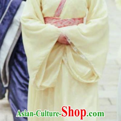 Drama Queen Dugu Chinese Traditional Ancient Sui Dynasty Court Maid Embroidered Historical Costume for Women