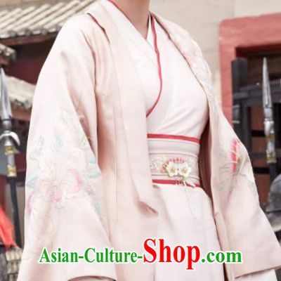 Chinese Ancient Queen Dugu Hanfu Dress Traditional Sui Dynasty Empress Embroidered Historical Costume for Women