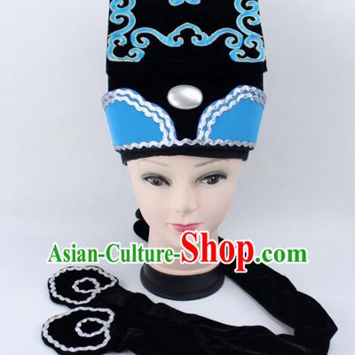 Chinese Ancient Scholar Hat Traditional Peking Opera Niche Headwear for Men