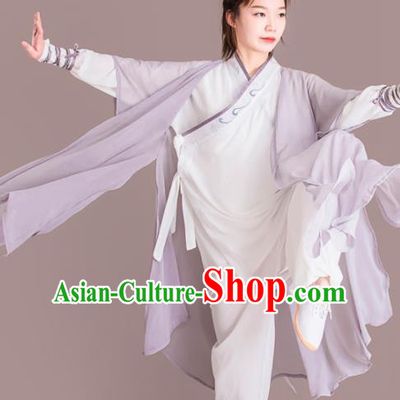 Chinese Traditional Kung Fu Costume Martial Arts Competition Tai Chi Clothing for Women
