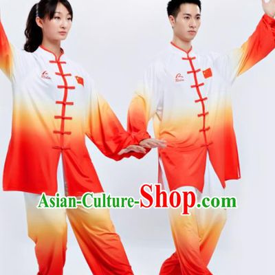 Chinese Traditional Kung Fu Competition Costume Martial Arts Tai Chi Clothing for Women for Men