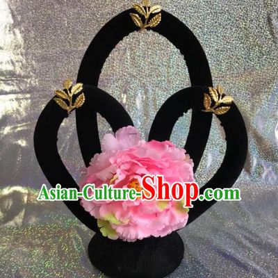 Chinese Traditional Beijing Opera Young Lady Wigs Peking Opera Peri Hair Accessories for Women
