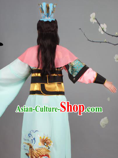 Chinese Traditional Peking Opera General Green Clothing Beijing Opera Takefu Costume for Men Chinese Traditional Peking Opera General Green Clothing Beijing Opera Takefu Costume for Men