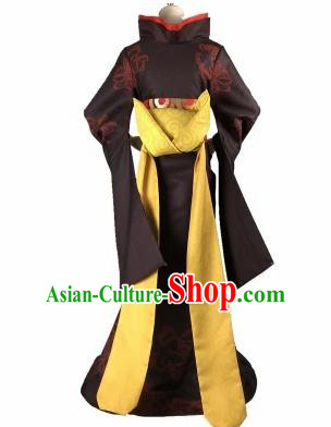 Chinese Traditional Cosplay Princess Black Hanfu Dress Ancient Swordswoman Costume for Women Chinese Traditional Cosplay Princess Black Hanfu Dress Ancient Swordswoman Costume for Women
