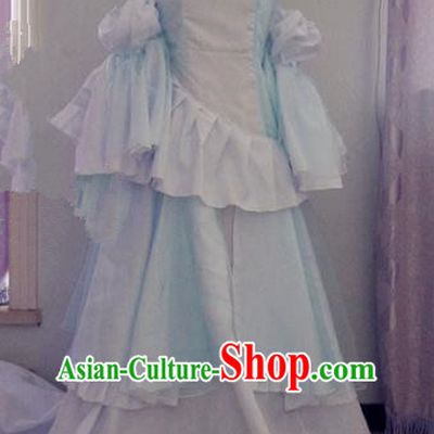 Traditional Chinese Modern Fancywork Costume Halloween Cosplay Princess White Dress for Women