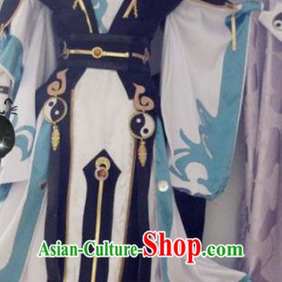 Chinese Traditional Cosplay Young Knight Costume Ancient Swordsman Hanfu Clothing for Men