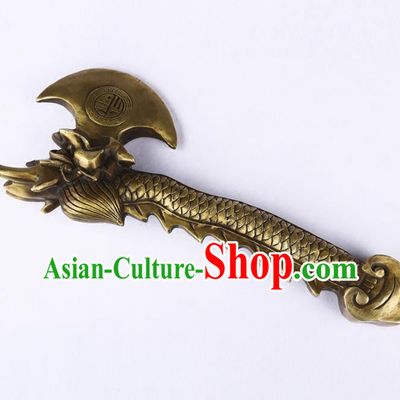 Chinese Traditional Feng Shui Items Buddhism Brass Axe Decoration