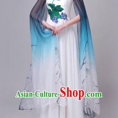 Chinese Traditional Lotus Dance Costume Classical Dance Group Dance Chorus Dress for Women