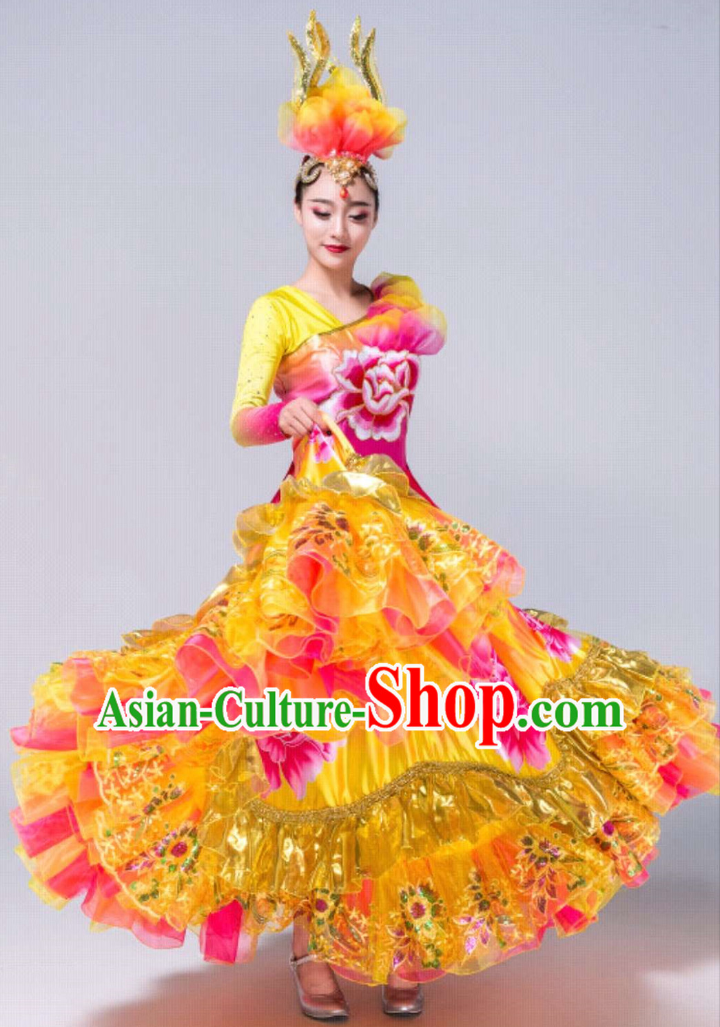 Free Shipping Brand New Traditional Chinese Dance Costumes Complete Set Free Shipping Brand New Traditional Chinese Dance Costumes Complete Set