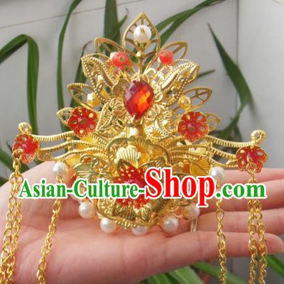 Chinese Traditional Goddess Hair Accessories Ancient Hairpins Phoenix Coronet for Women