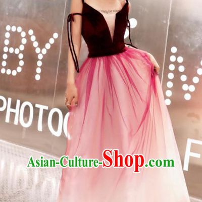 Professional Compere Full Dress Top Grade Modern Dance Stage Performance Costume for Women