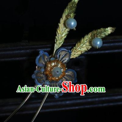 Traditional Chinese Hanfu Flower Hair Clip Hair Accessories Ancient Imperial Consort Hairpins for Women