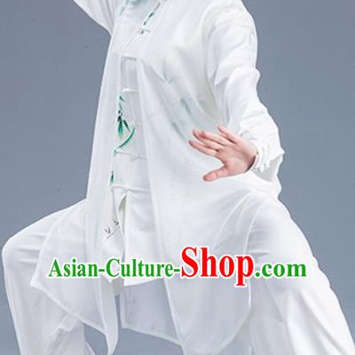 Asian Chinese Traditional Martial Arts Costume Tai Ji Kung Fu Training Uniform for Women
