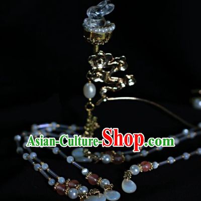 Traditional Chinese Hanfu Tassel Hair Clip Hair Accessories Ancient Imperial Consort Hairpins for Women