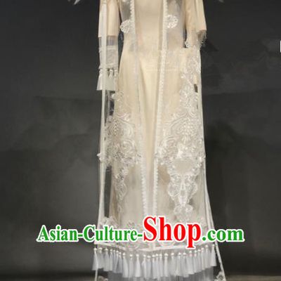 Top Grade Chinese Stage Performance Modern Fancywork Dress Brazilian Carnival Halloween Costume for Women