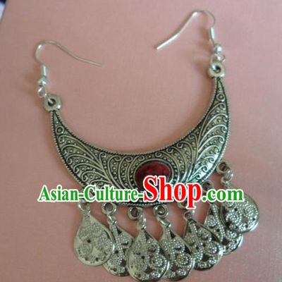 Chinese Ancient Eyebrows Pendant Traditional Han Dynasty Palace Princess Hair Accessories for Women