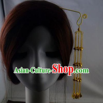 Chinese Ancient Princess Tassel Step Shake Hairpins Traditional Palace Hanfu Hair Accessories for Women