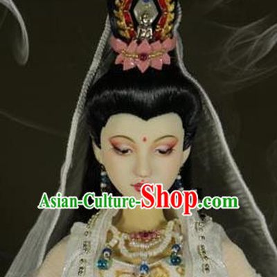 Chinese Ancient Lotus Coronet Headwear Traditional Palace Hair Accessories for Women