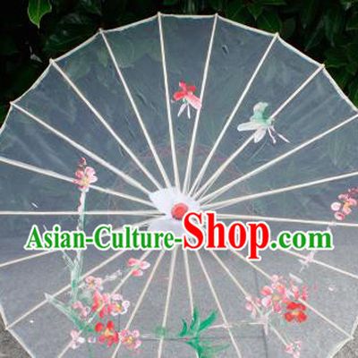 Handmade Printing Oiled Paper Umbrellas Chinese Traditional Ancient Princess Umbrella