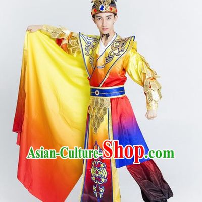 Chinese Classical Dance Costume Traditional Beijing Opera Stage Performance Clothing for Men