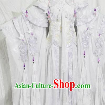 Traditional Chinese Court Princess Hanfu Dress Ancient Swordswoman Embroidered Costume for Women