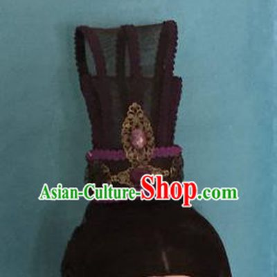 Traditional Chinese Qin Dynasty Swordsman Hairdo Crown Hair Accessories Ancient Nobility Childe Hat for Men