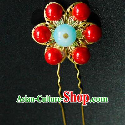 Traditional Chinese Wedding Hanfu Hairpins Handmade Ancient Bride Hair Accessories for Women