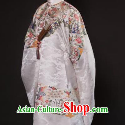 Chinese Ancient Ming Dynasty Imperial Mandate Madame Hanfu Dress Traditional Court Princess Embroidered Historical Costume for Women