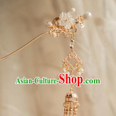 Chinese Handmade Hanfu Hairpins Tassel Step Shake Traditional Ancient Princess Hair Accessories for Women