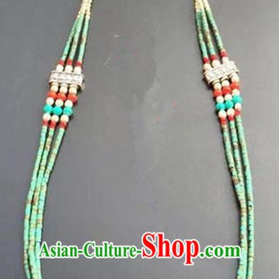 Chinese Handmade Hanfu Palace Hairpins Green Beads Hair Clasp Traditional Ancient Princess Hair Accessories for Women