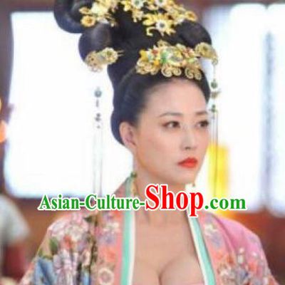 Chinese Handmade Hanfu Tang Dynasty Hairpins Traditional Ancient Imperial Consort Hair Accessories for Women