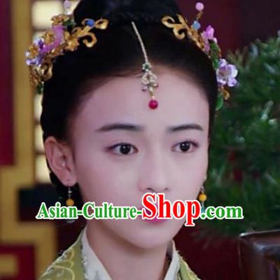 Chinese Handmade Hanfu Qin Dynasty Palace Hairpins Traditional Ancient Imperial Consort Hair Accessories for Women