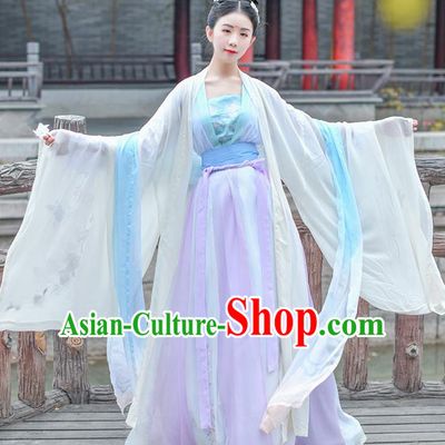 Chinese Ancient Imperial Consort Embroidered Hanfu Dress Traditional Tang Dynasty Royal Court Historical Costume for Women