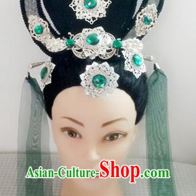 Handmade Chinese Tang Dynasty Hairpins Tassel Hair Crown Ancient Traditional Hanfu Hair Accessories for Women