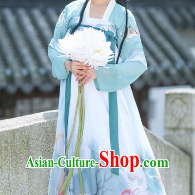 Chinese Tang Dynasty Imperial Princess Embroidered Hanfu Dress Traditional Ancient Court Lady Historical Costume for Women
