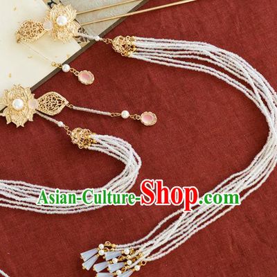 Chinese Handmade Tassel Hair Clips Hairpins Ancient Princess Hair Accessories Headwear for Women