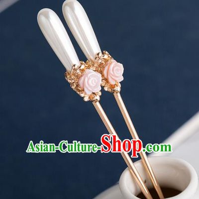 Chinese Handmade Hairpins Ancient Princess Hair Accessories Headwear for Women