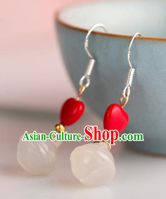 Handmade Chinese Classical Hanfu Earrings Ancient Palace Ear Accessories for Women Handmade Chinese Classical Hanfu Earrings Ancient Palace Ear Accessories for Women