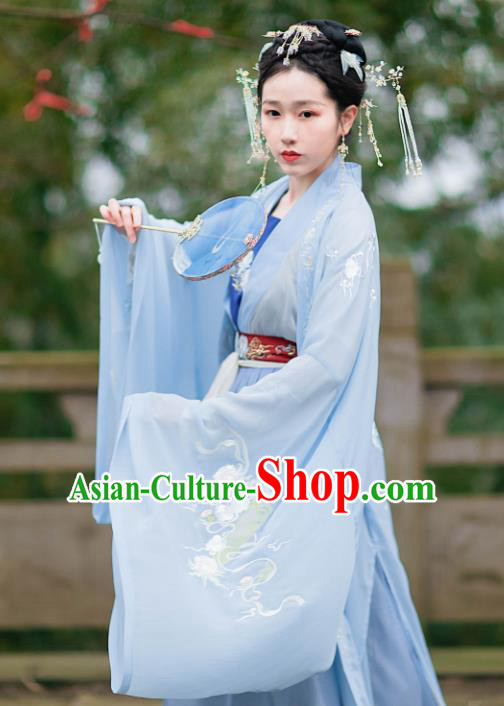 Chinese Traditional Song Dynasty Historical Costume Ancient Princess Hanfu Dress for Women Chinese Traditional Song Dynasty Historical Costume Ancient Princess Hanfu Dress for Women