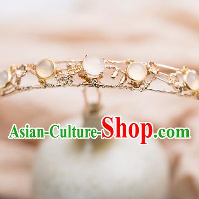 Chinese Handmade Hanfu Chalcedony Hairpins Ancient Princess Hair Accessories Headwear for Women