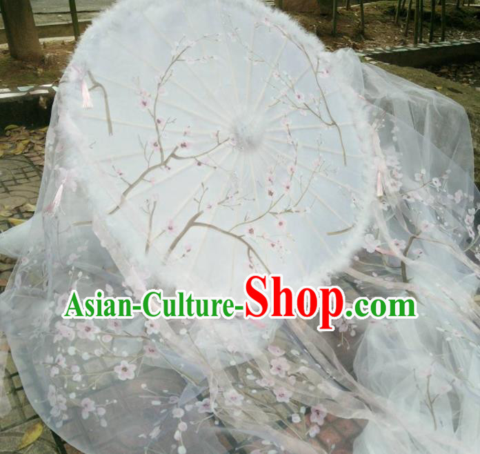 Chinese Traditional Ribbon Tassel Umbrella Ancient Princess Umbrella for Women Chinese Traditional Ribbon Tassel Umbrella Ancient Princess Umbrella for Women