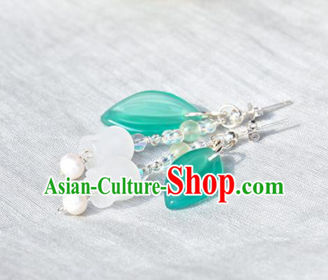 Handmade Chinese Classical Convallariaceae Earrings Ancient Palace Hanfu Ear Accessories for Women Handmade Chinese Classical Convallariaceae Earrings Ancient Palace Hanfu Ear Accessories for Women
