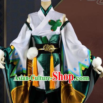 Chinese Traditional Cosplay Game Peri Costume Ancient Swordswoman Hanfu Dress for Women