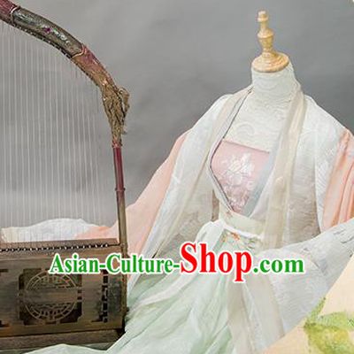 Chinese Traditional Cosplay Imperial Consort Costume Ancient Tang Dynasty Hanfu Dress for Women